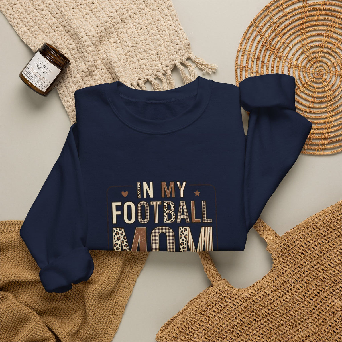 Football Mom Era Sweatshirt | Leopard Print Football Mom Crewneck, Football Season