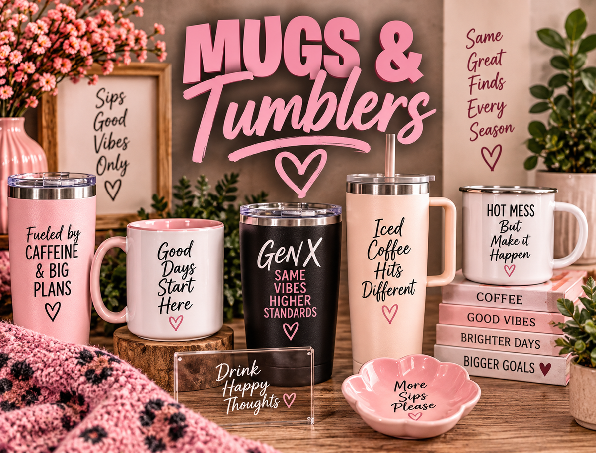 Mugs + Tumblers