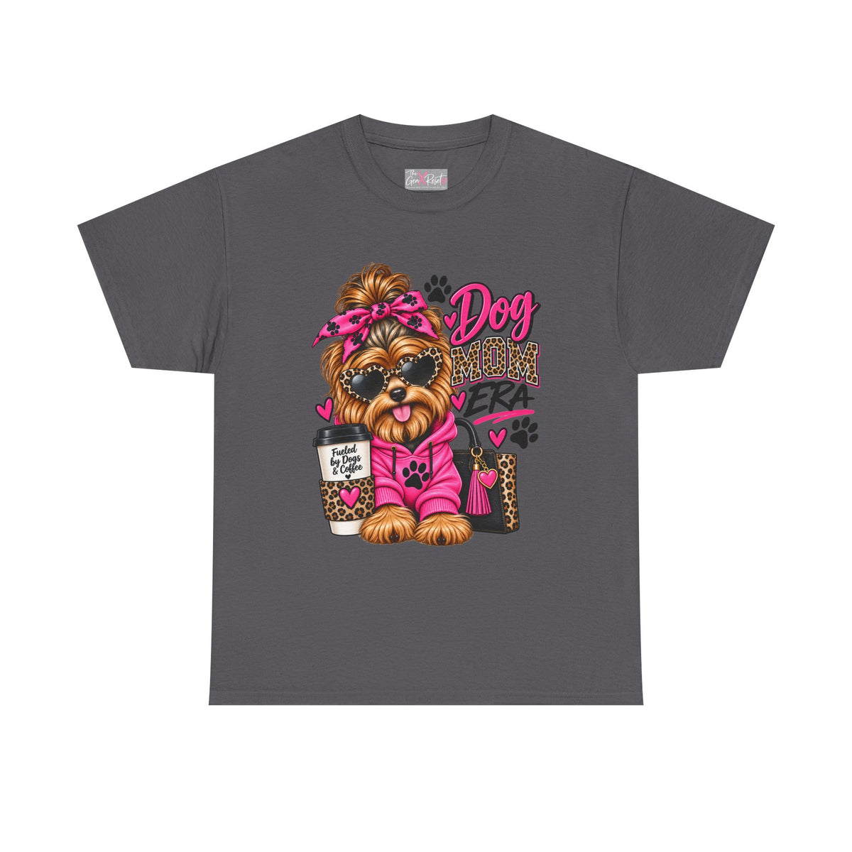 Dog Mom Era T-Shirt | Funny Dog Mom Shirt | Cute Dog Lover Gift | Pink Leopard Pet Mom Tee