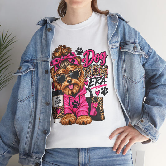 Dog Mom Era T-Shirt | Funny Dog Mom Shirt | Cute Dog Lover Gift | Pink Leopard Pet Mom Tee