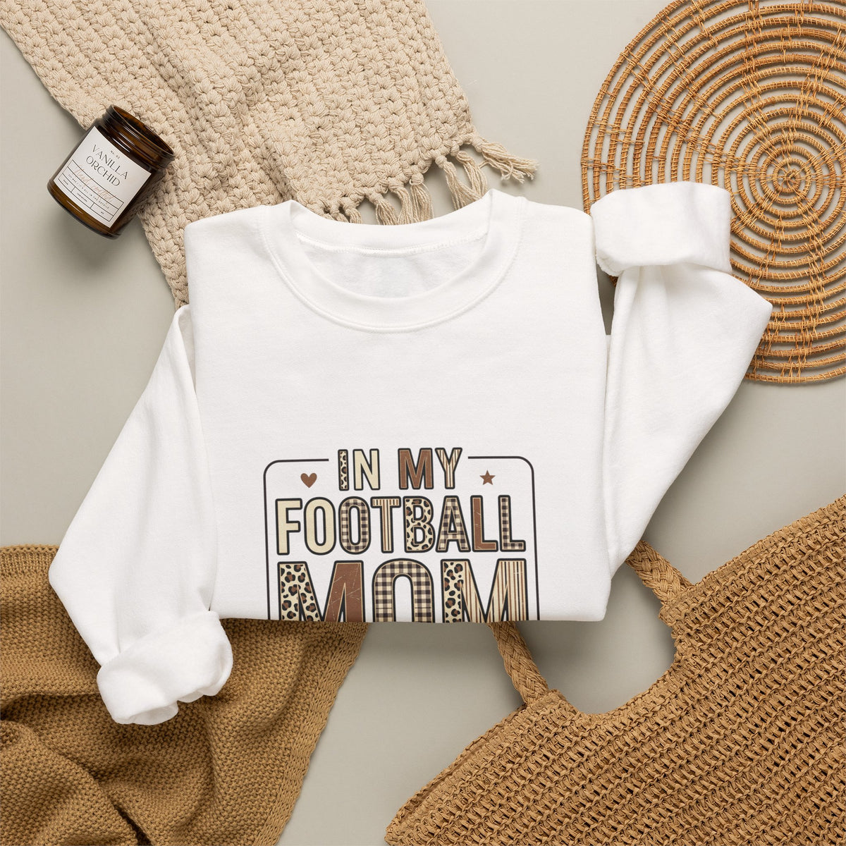 Football Mom Era Sweatshirt | Leopard Print Football Mom Crewneck, Football Season
