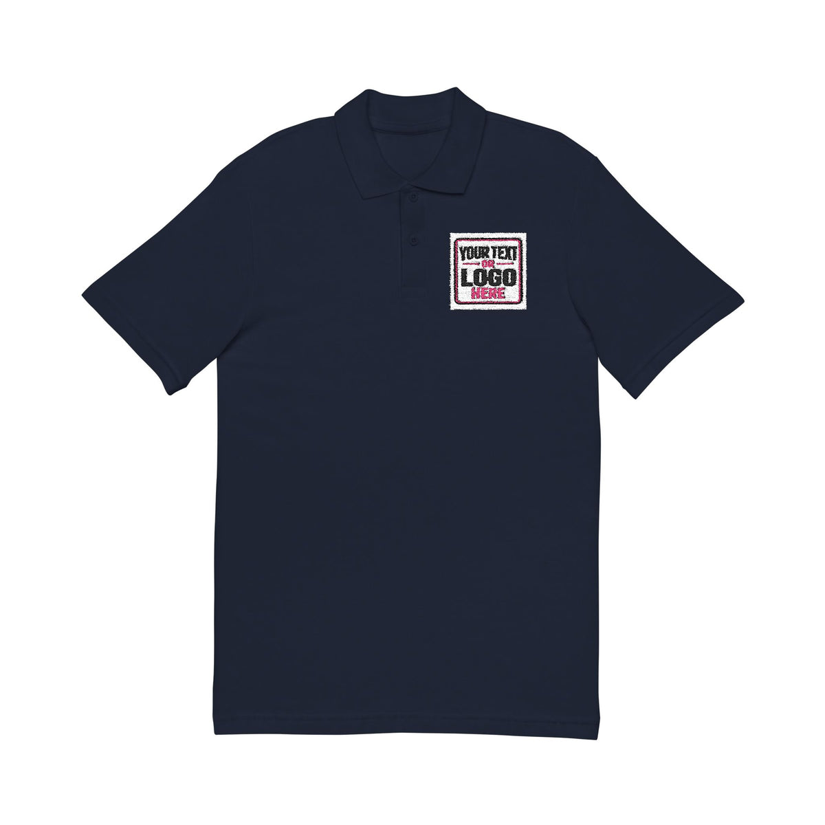Custom Embroidered Polo Shirt | Add Your Text or Logo