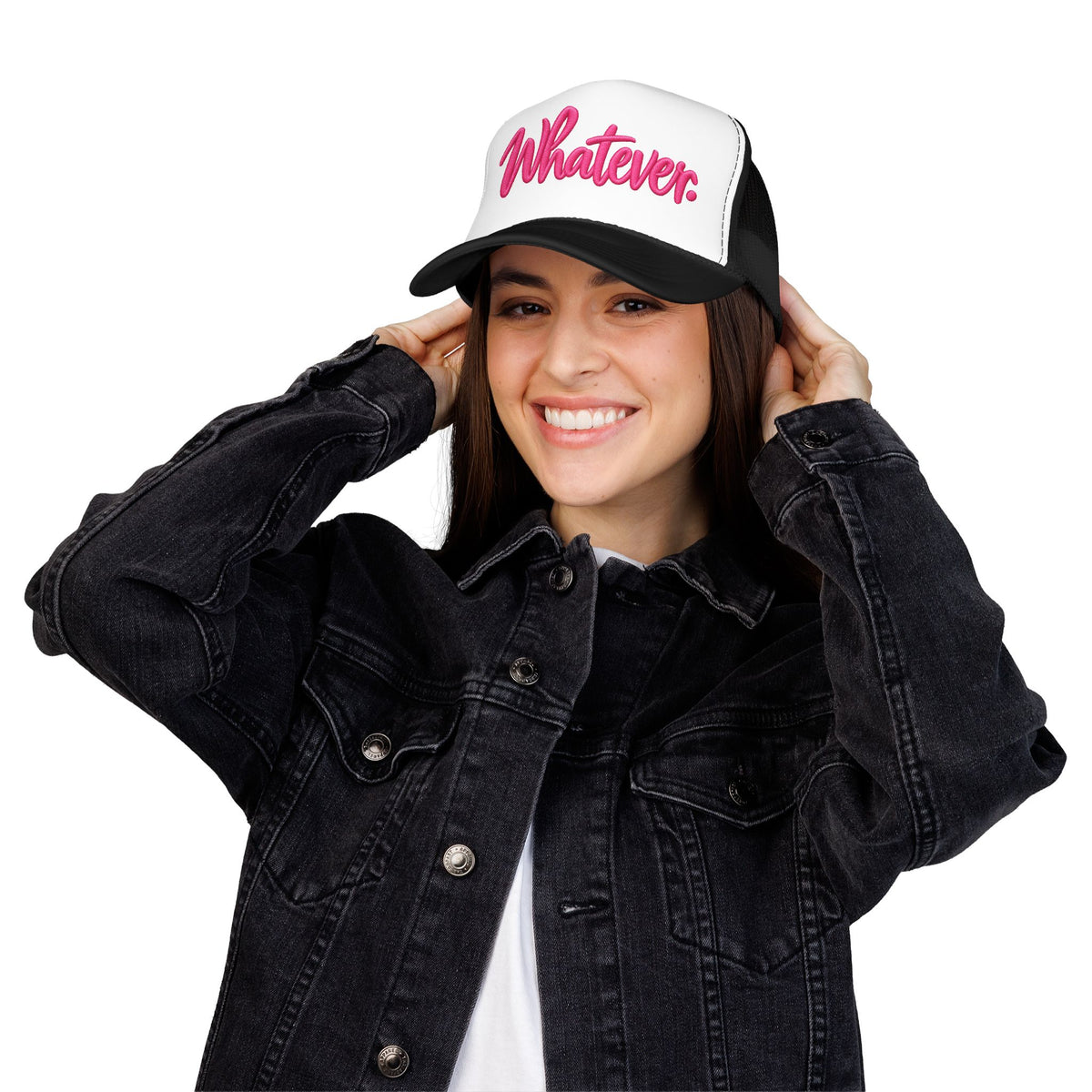 Whatever. Trucker Hat | Funny Sarcastic Gen X Cap