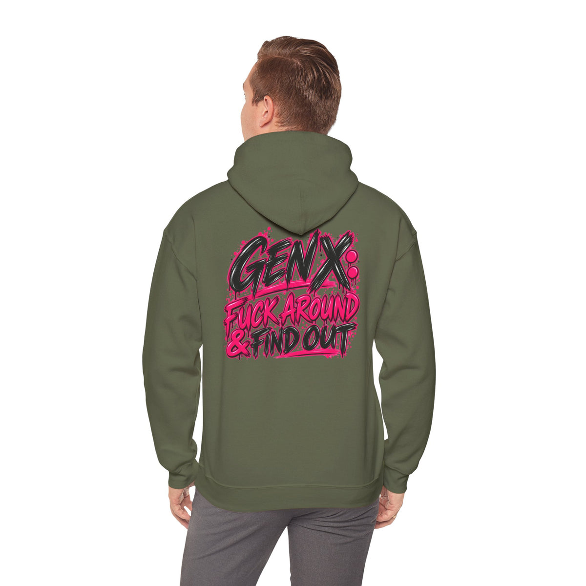 Gen X Fuck Around & Find Out Hoodie | Funny Sarcastic Gen X Sweatshirt