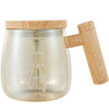 Glass Self Stirring Mug