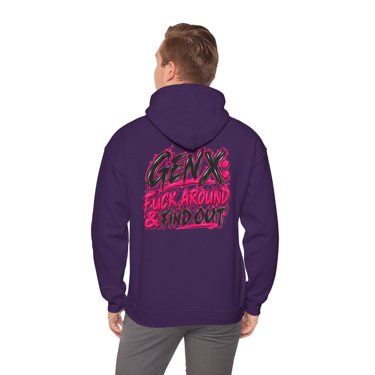 Gen X Fuck Around & Find Out Hoodie | Funny Sarcastic Gen X Sweatshirt