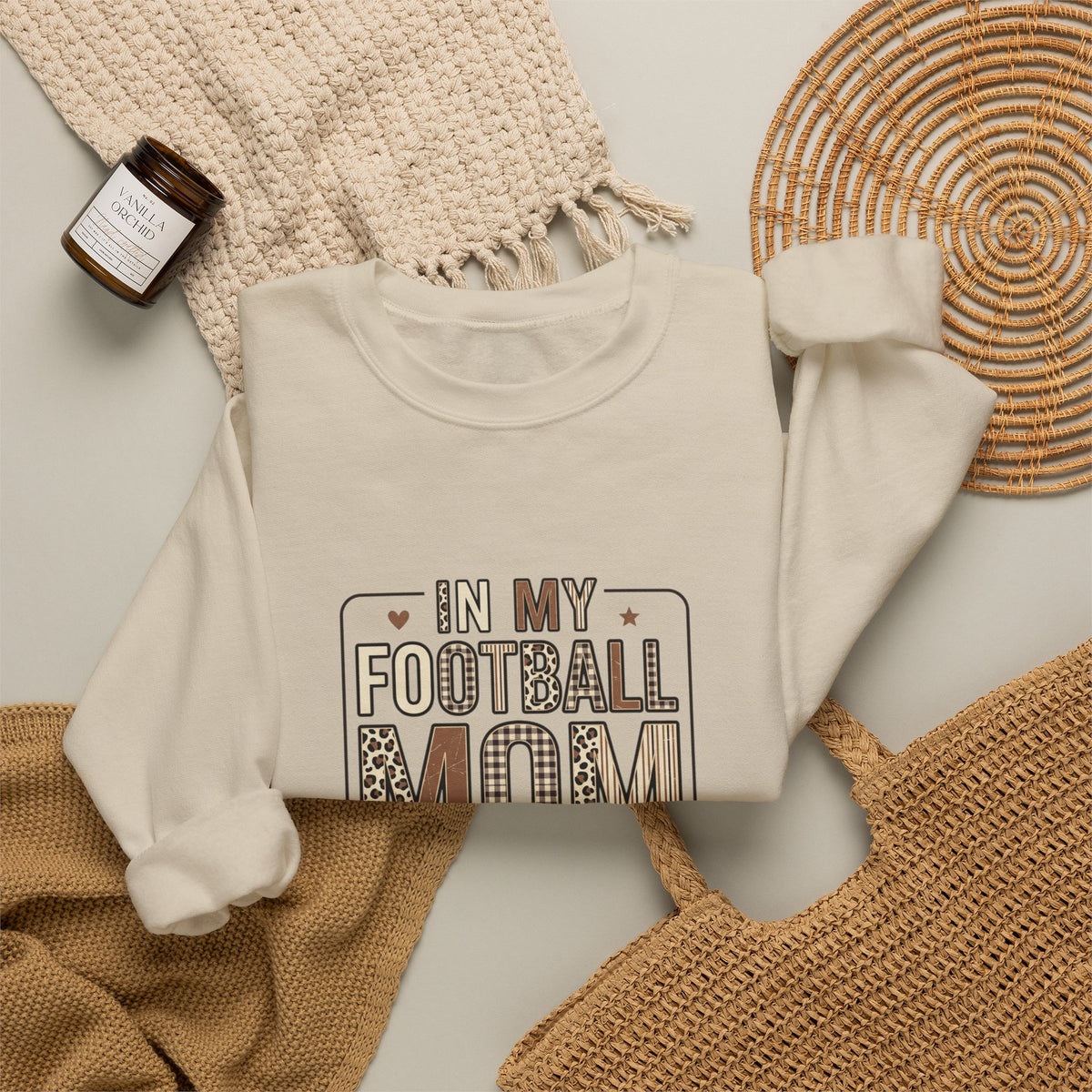 Football Mom Era Sweatshirt | Leopard Print Football Mom Crewneck, Football Season