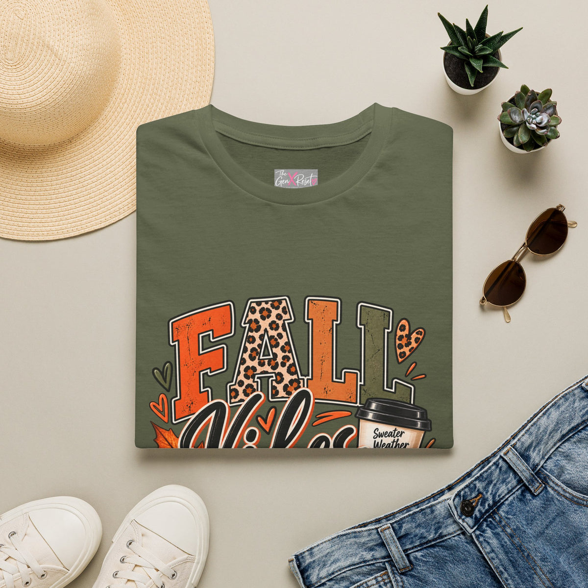 Fall Vibes T-shirt | Cozy Autumn Crewneck