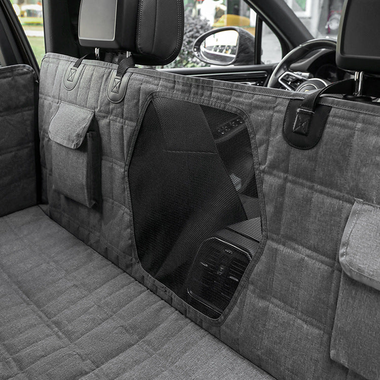 Water-Resistant Backseat Pet Car Cover 🐾🚗