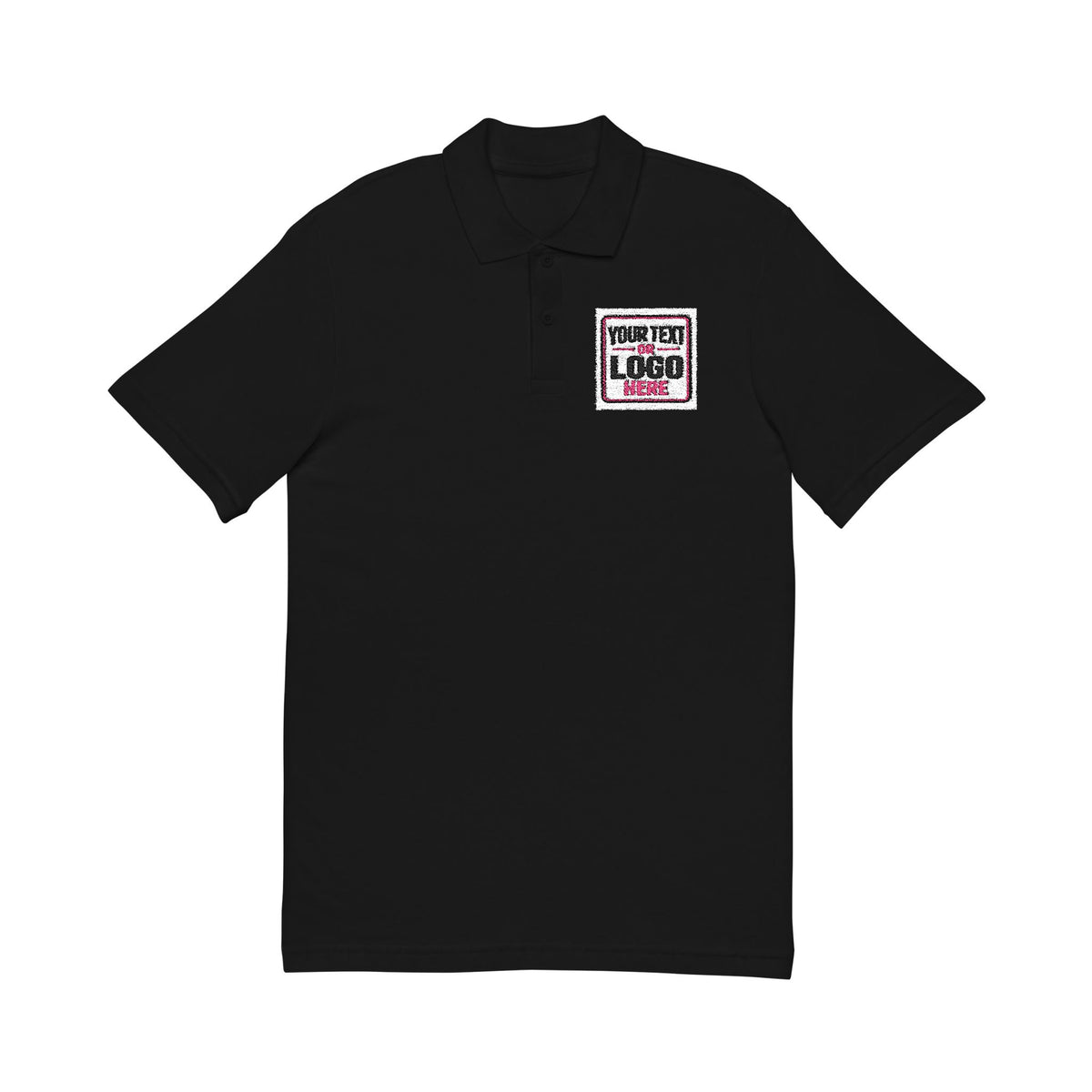Custom Embroidered Polo Shirt | Add Your Text or Logo