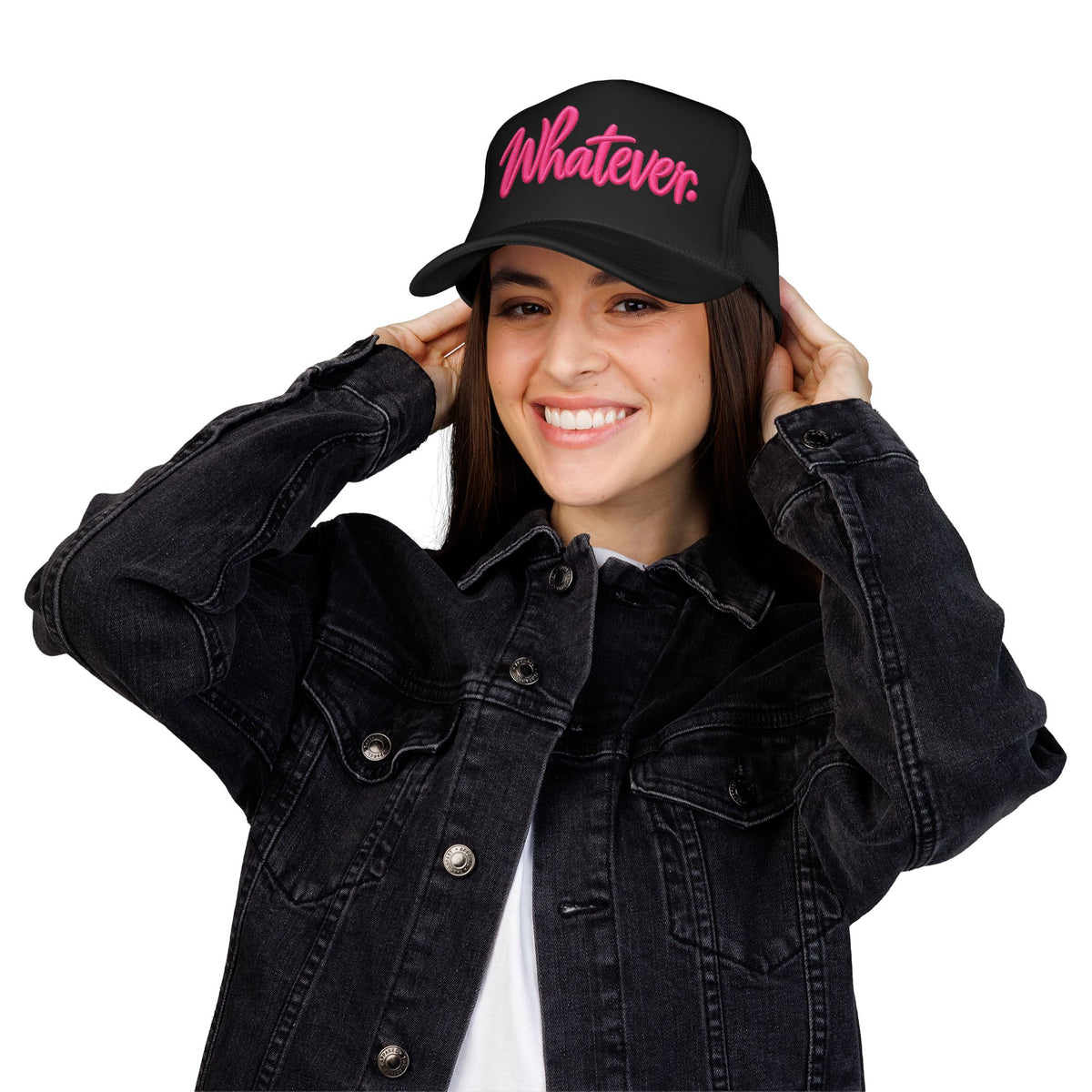 Whatever. Trucker Hat | Funny Sarcastic Gen X Cap