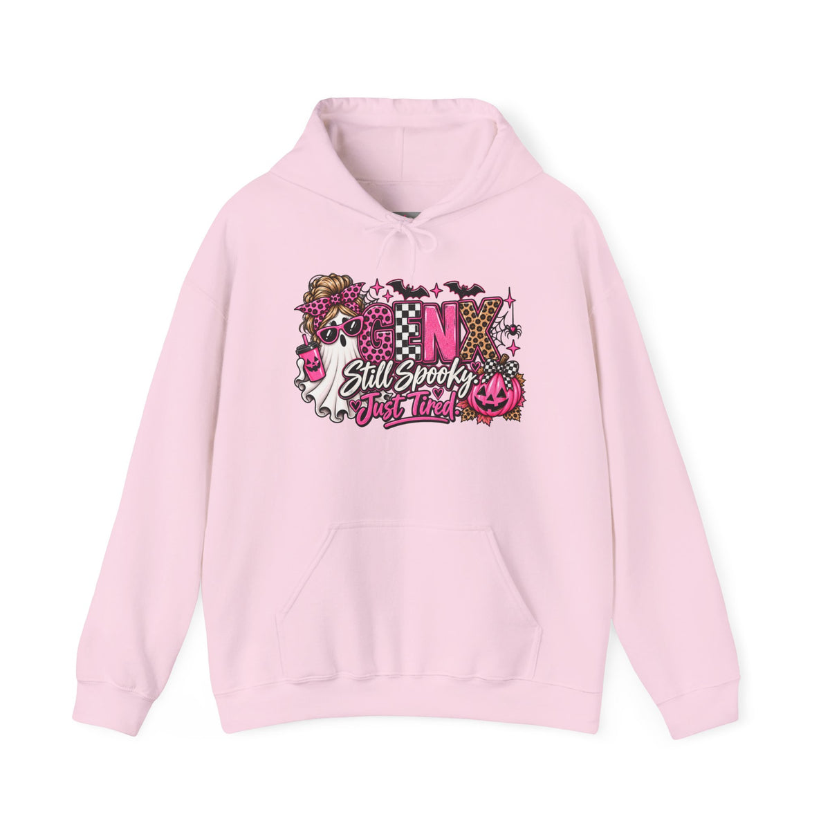Gen X Still Spooky Just Tired Halloween Hoodie | Funny Gen X Sweatshirt