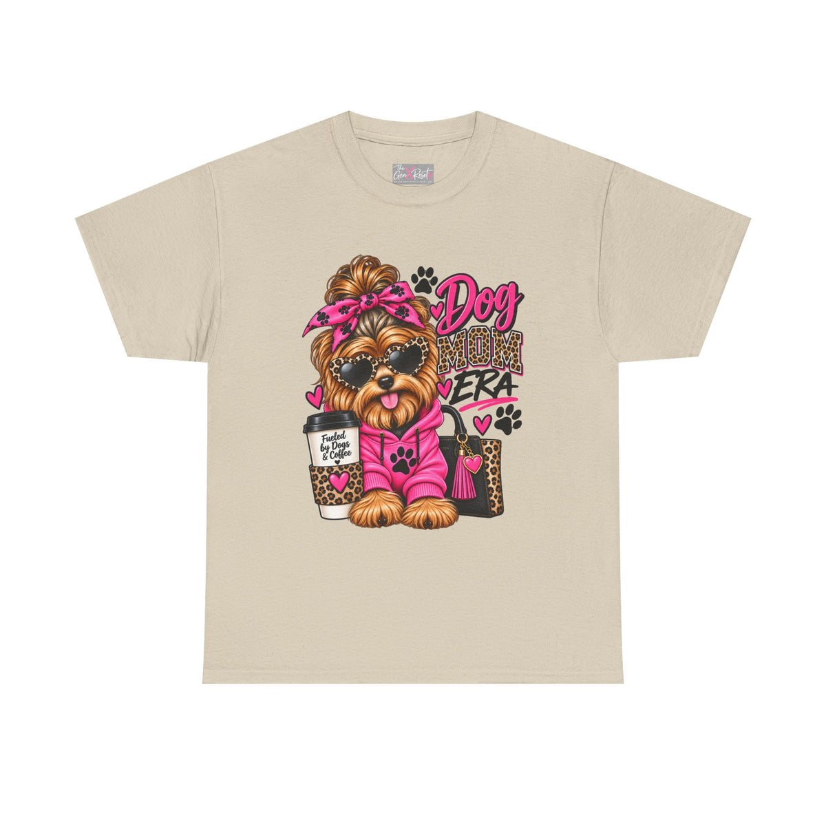 Dog Mom Era T-Shirt | Funny Dog Mom Shirt | Cute Dog Lover Gift | Pink Leopard Pet Mom Tee