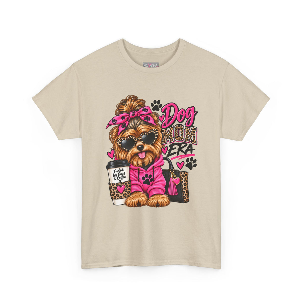 Dog Mom Era T-Shirt | Funny Dog Mom Shirt | Cute Dog Lover Gift | Pink Leopard Pet Mom Tee