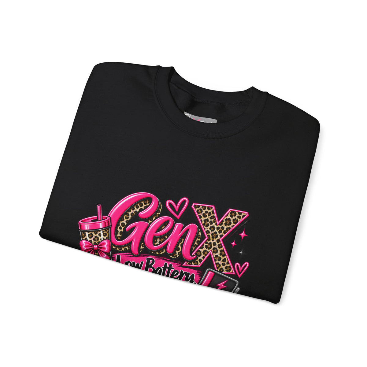 Gen X Low Battery High Standards Sweatshirt | Funny Gen X Crewneck