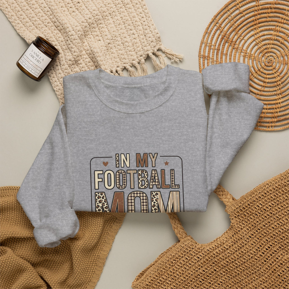 Football Mom Era Sweatshirt | Leopard Print Football Mom Crewneck, Football Season