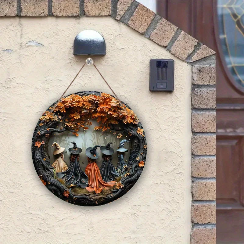 Witches in the Woods Halloween Hanging Decor