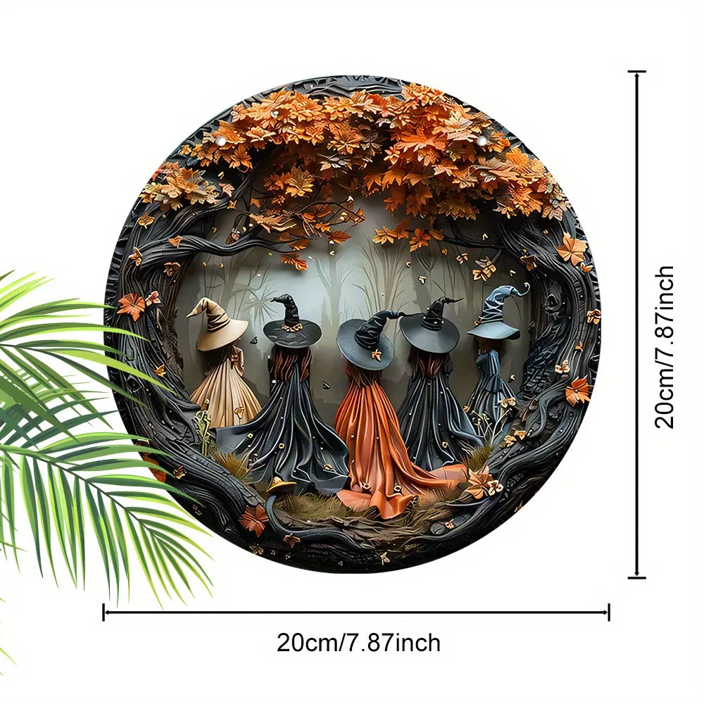 Witches in the Woods Halloween Hanging Decor