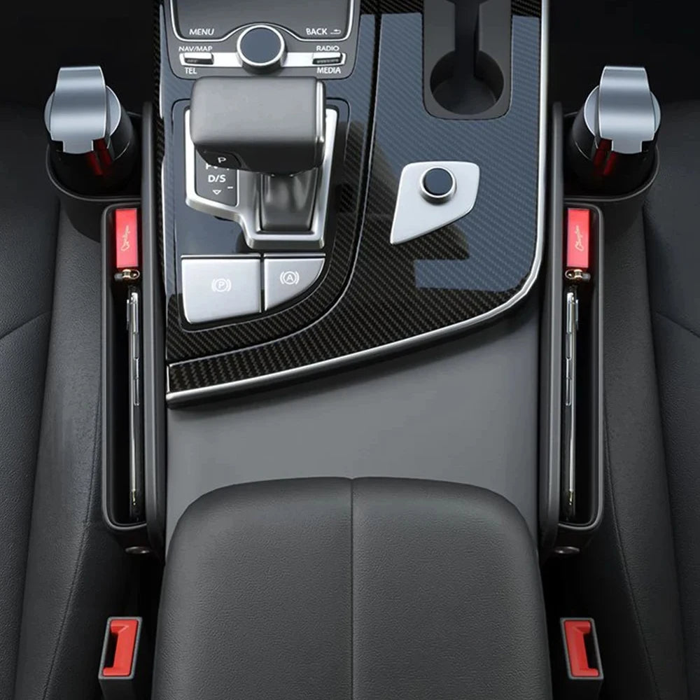 ✨ Car Seat Gap Organizer | Sleek Storage & Cup Holder