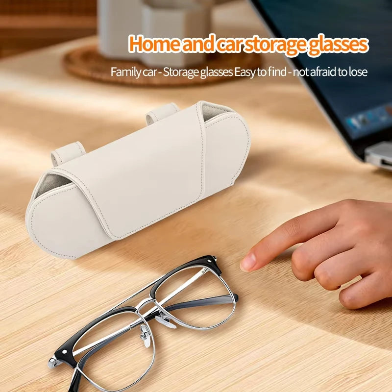 ✨ Magnetic Sun Visor Sunglasses Holder | Sleek Car Organizer