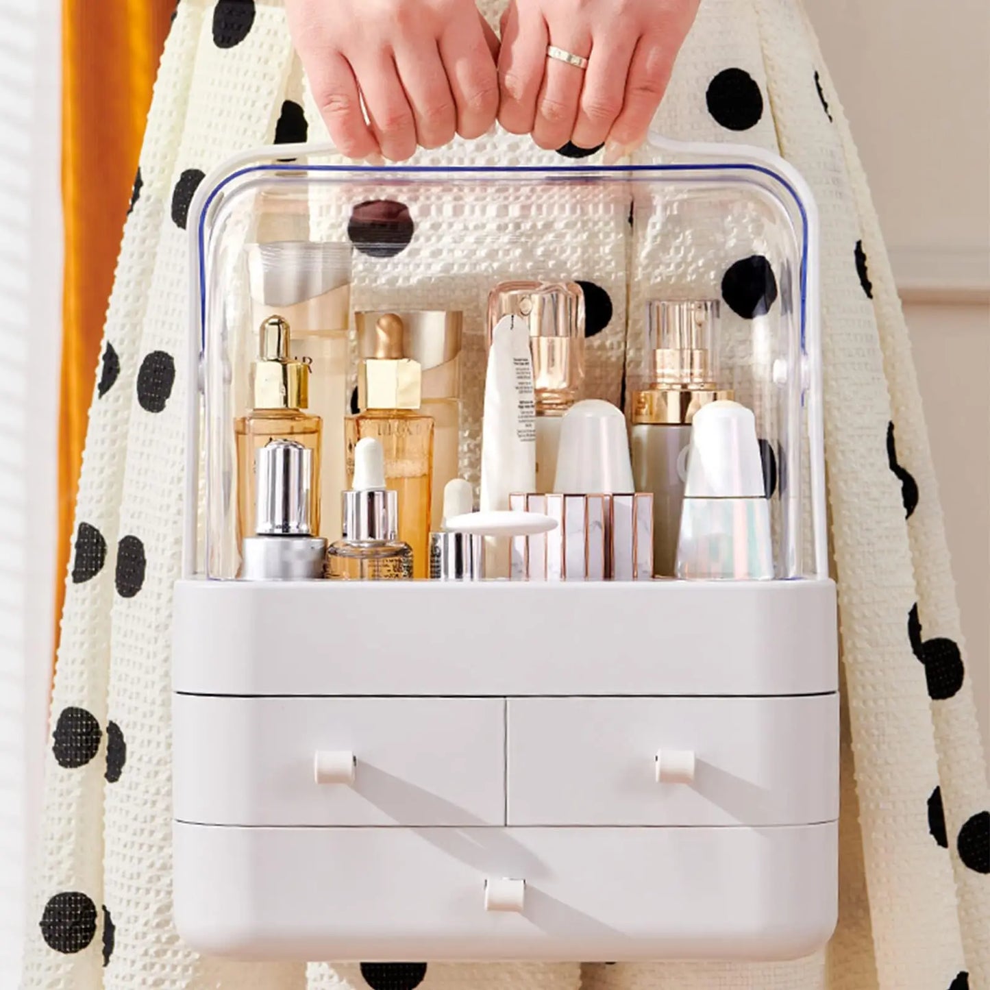 ✨ Luxe Cosmetic & Skincare Organizer with Drawers