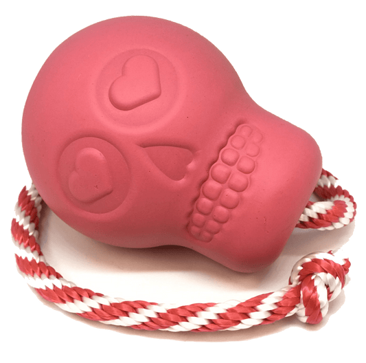 Power Chewer Skull Dog Toy – Treat Dispenser & Tug Toy
